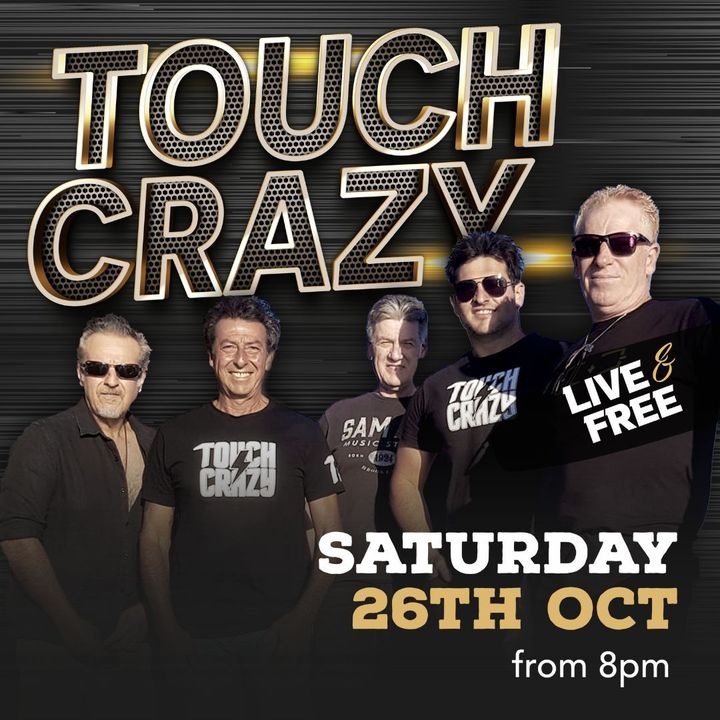 Featured image for “Touch Crazy – LIVE and FREE @ WGC tonight from 8pm! Bring some mates and join us for a great night out   #wp”