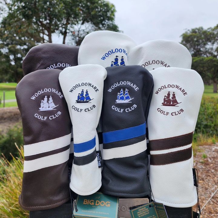 Featured image for “Our WGC Logo Head covers are now in store! 100% Leather and Australian made by the legends at @big_dog_golf_co these are guaranteed to make your golf bag stand out! Can’t promise you’ll hit more fairways, but grab one whilst you can. Limited stock in Driver, Fairway and Hybrid #wooloowaregolf #wp”