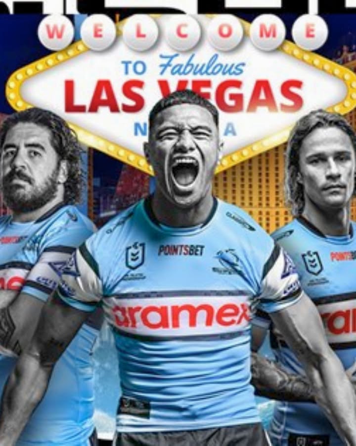 Featured image for “Come and support the Sharks in the NRL Season Launch in Las Vegas – Sun 2nd March!   Showing LIVE here at Woolooware Golf Club from midday.”