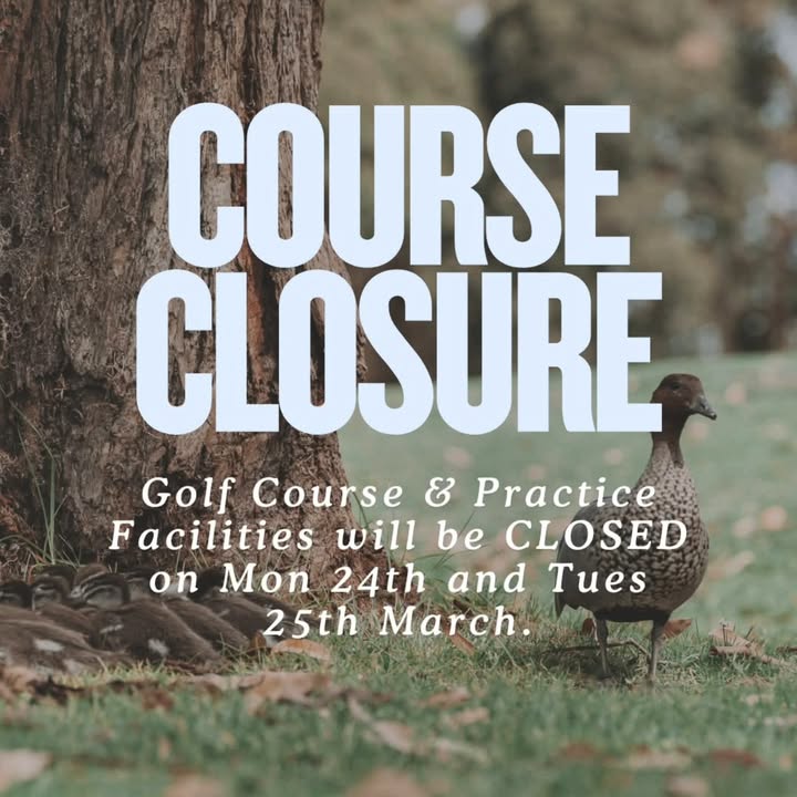 Featured image for “Our scheduled Green Renovations are taking place today and tomorrow 25/3. Our Pro Shop will be open and we’re currently working on fixing our phone lines. You can message us here or make bookings for the rest of the week online wooloowaregolf wp”