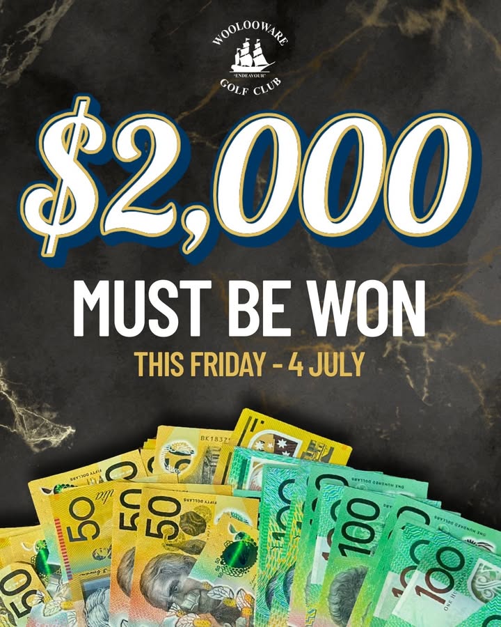 Featured image for “Must-Win $2,000 Members Draw: Your Chance to Win Big at Woolooware Golf Club”
