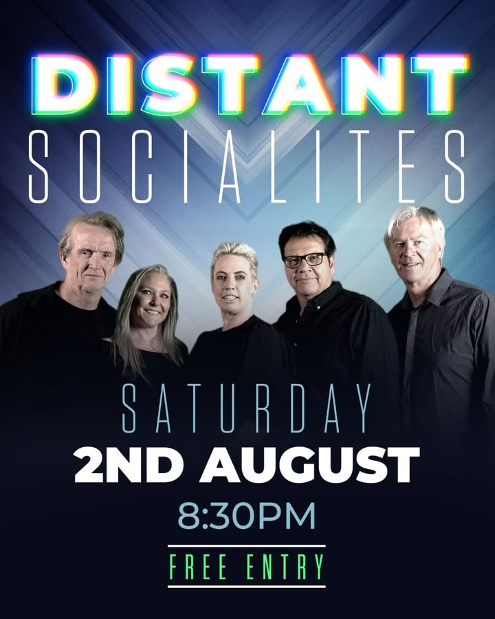 Featured image for âDistant Socialites Live: Free Saturday Night Music at Woolooware Golf Clubâ