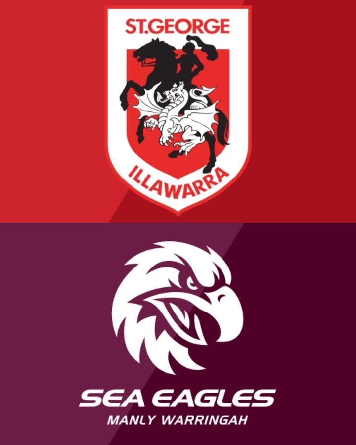 Featured image for “Dragons vs Sea Eagles Live & Loud: Saturday Night Footy at Woolooware Golf Club”