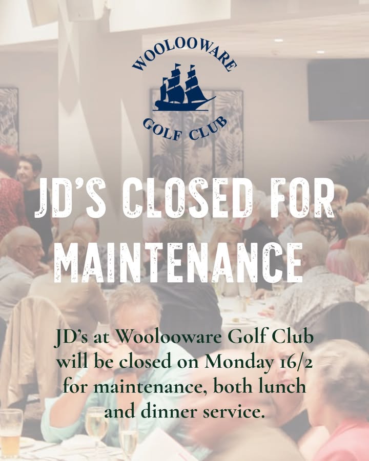 Featured image for “JD’s Closed Monday 16/2 for Maintenance”