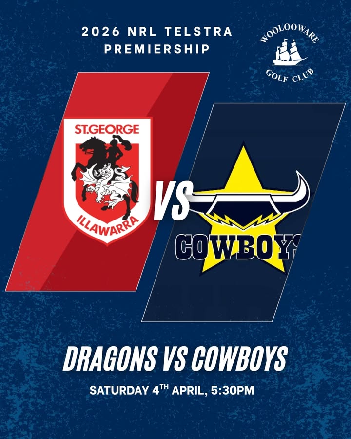 Featured image for “Dragons vs Cowboys at Woolooware Golf Club”