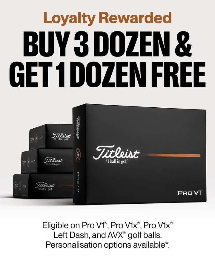 Featured image for “Titleist Personalised Golf Ball Promotion at Woolooware Golf Club Pro Shop”