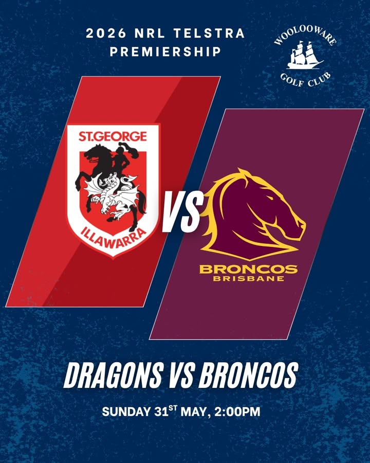 Featured image for “Watch Dragons vs Broncos Live at Woolooware Golf Club”