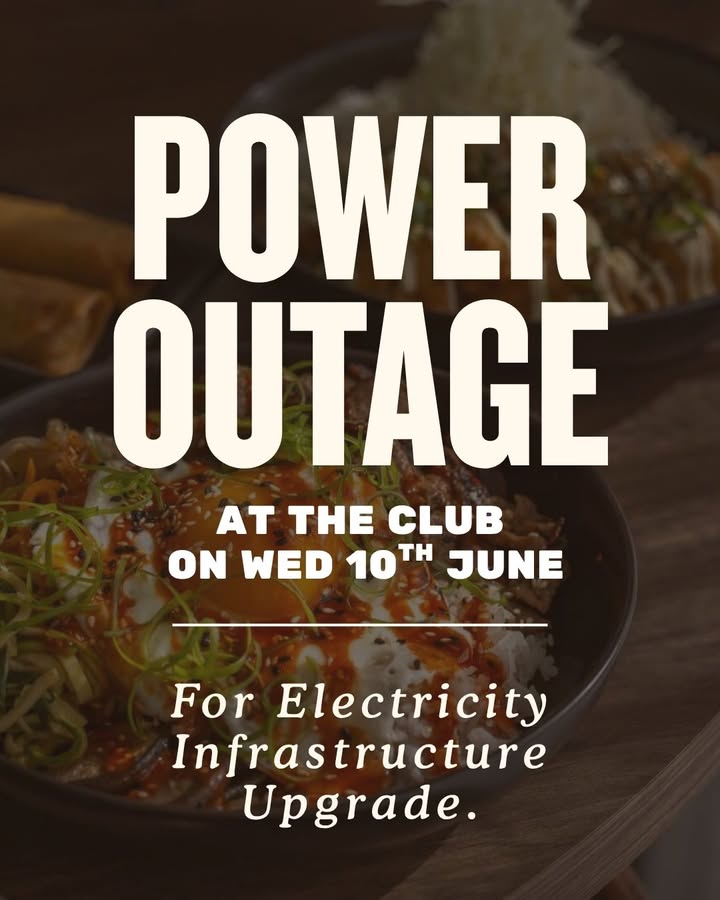 Featured image for “Power Outage Notice – 10 June 2026 at Woolooware Golf Club”