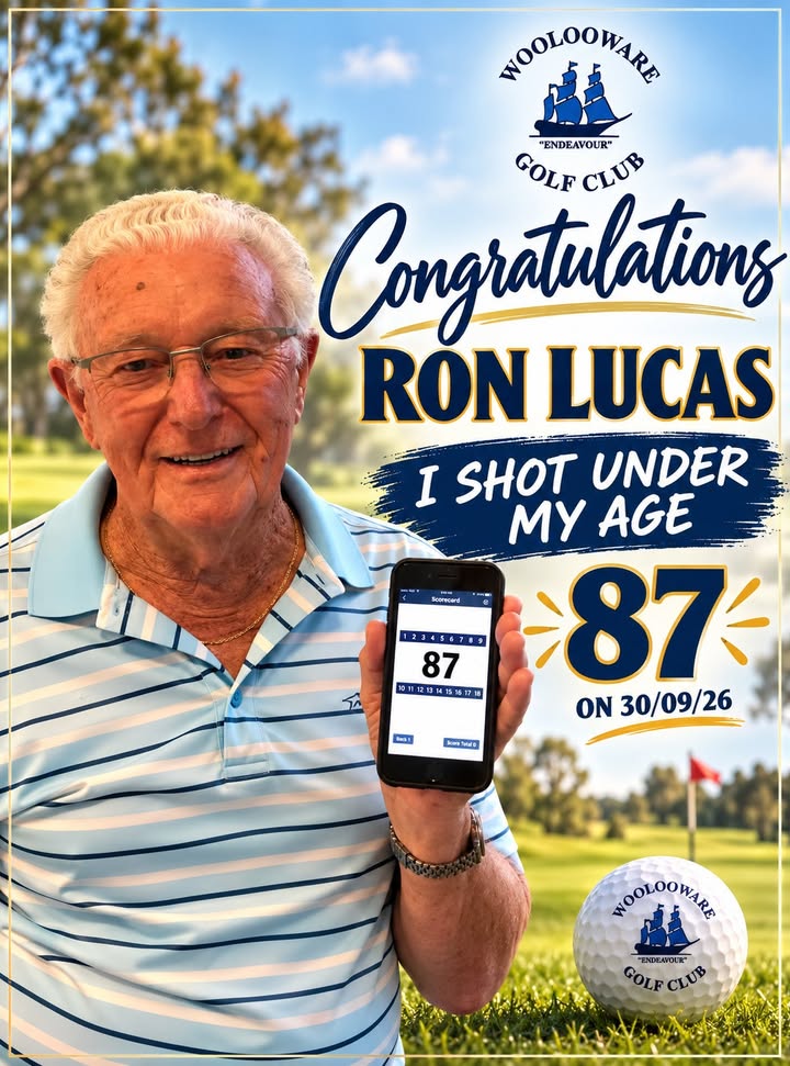 Featured image for “Ron Lucas Shoots Under His Age at Woolooware Golf Club”