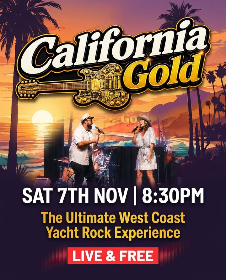 Featured image for “California Gold Live at Woolooware Golf Club – Free Entry”